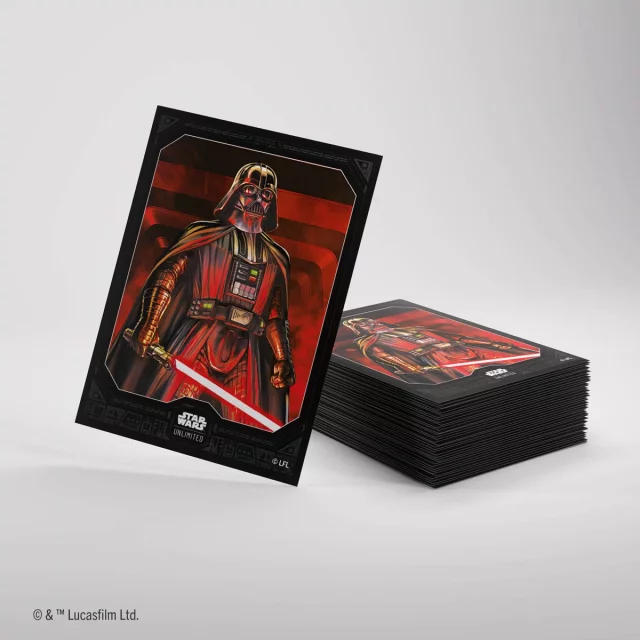 Ochranné obaly na karty Gamegenic - Star Wars: Unlimited: Premium Art Sleeves Darth Vader Unstoppable (60 ks)