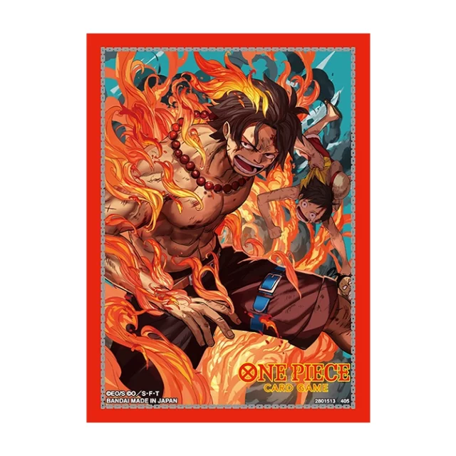 Ochranné obaly na karty One Piece - Portgas D. Ace Official Card Sleeves (70 ks)