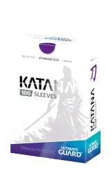Ochranné obaly na karty Ultimate Guard - Katana Sleeves Standard Size Purple (100 ks)