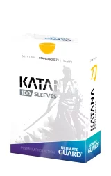 Ochranné obaly na karty Ultimate Guard - Katana Sleeves Standard Size Yellow (100 ks)