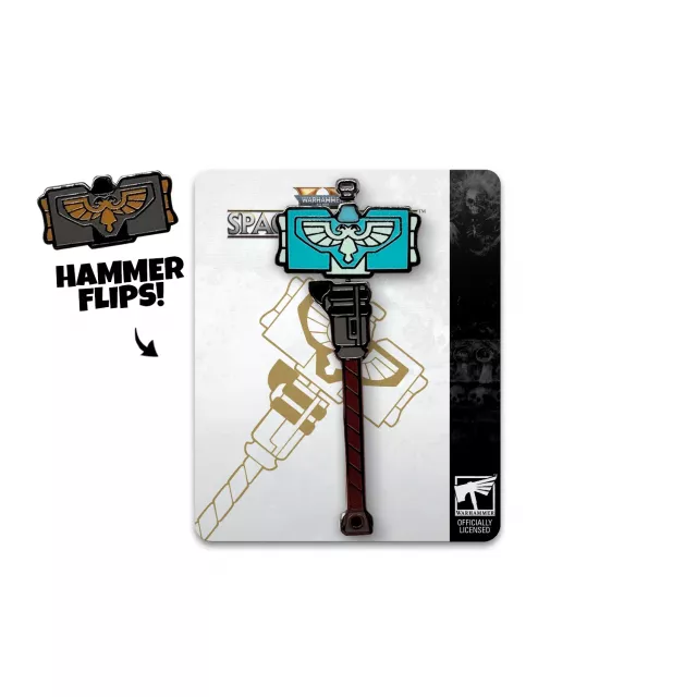 Odznak Warhammer 40k - Thunder Hammer Pin (Youtooz)