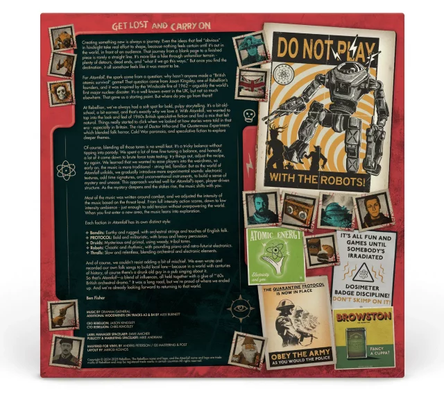 Atomfall soundtrack vinyl