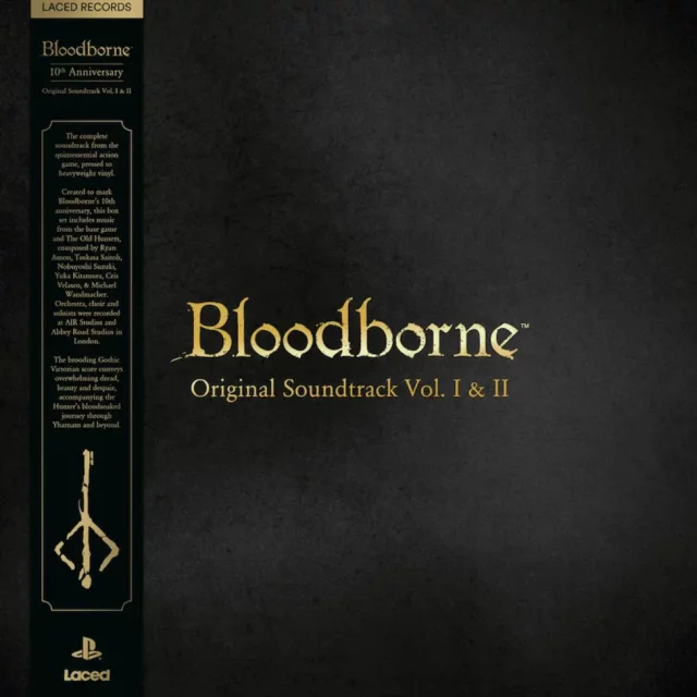 Oficiální soundtrack Bloodborne 10th Anniversary Vol. I & II na 3x LP