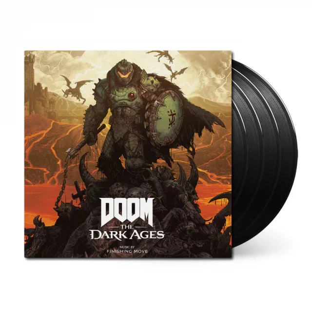 Oficiální soundtrack DOOM: The Dark Ages na 4x LP