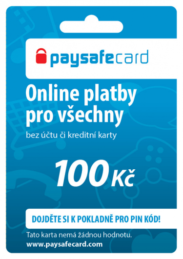 Paysafecard - 100 Kč (DIGITAL)