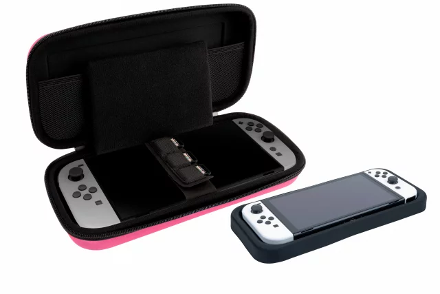 Pevné přepravní pouzdro pro Nintendo Switch 2 - Pink (Switch & Lite & OLED Model)
