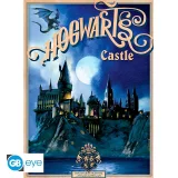 Plakát Harry Potter - Retro Hogwarts Castle & Diagon Alley (sada 2 ks)