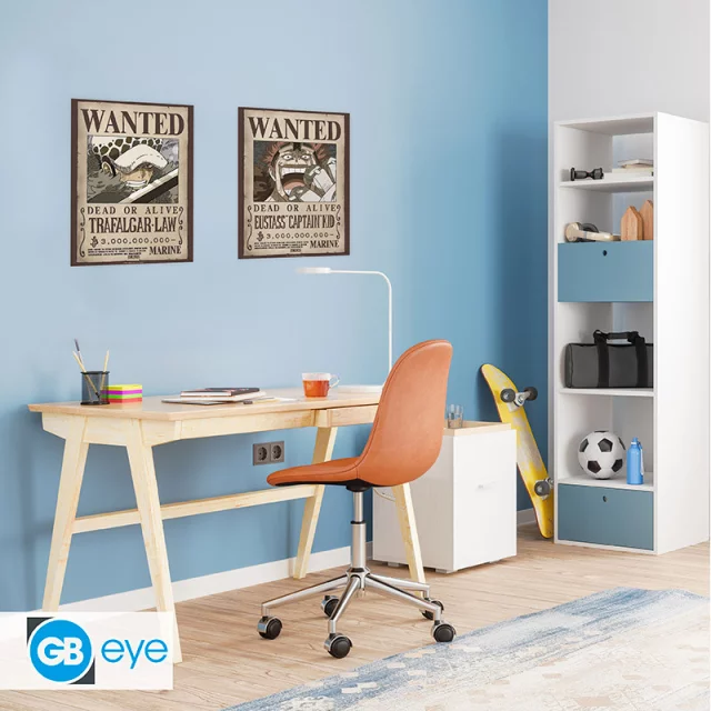 Plakát One Piece - Wanted Law & Kid (sada 2 ks)