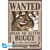 Plakát One Piece - Wanted Buggy Wano