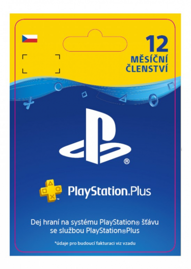 PlayStation Plus - členství 12 měsíců SLEVA 30% (PS4 DIGITAL) (PS4)