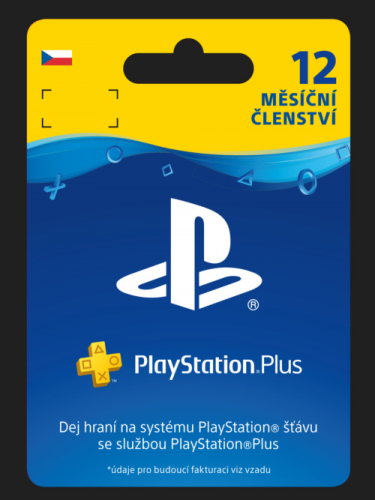 PlayStation Plus - členství na 12 měsíců SLEVA 25% (PS4 DIGITAL) (PS4)