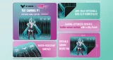 Podložka pod myš ASUS TUF Gaming P1 Hatsune Miku Edition