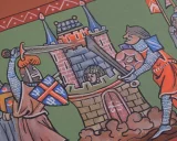 Podložka pod myš Kingdom Come: Deliverance II - Iluminace (90 × 40 cm)