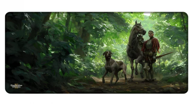 Podložka pod myš Kingdom Come: Deliverance II - Keyart Jindra a Vořech v lese
