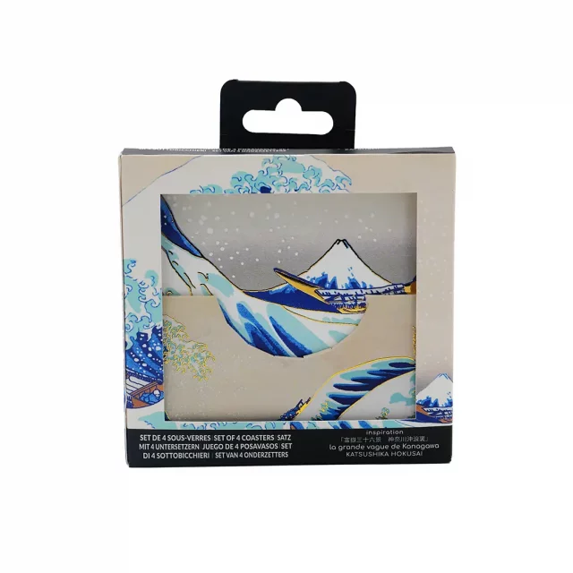 Podtácky Hokusai Katsushika - The Great Wave (4 ks)