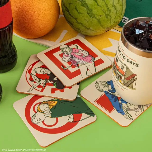 Podtácky Sakamoto Days - Sakamoto (4 ks)