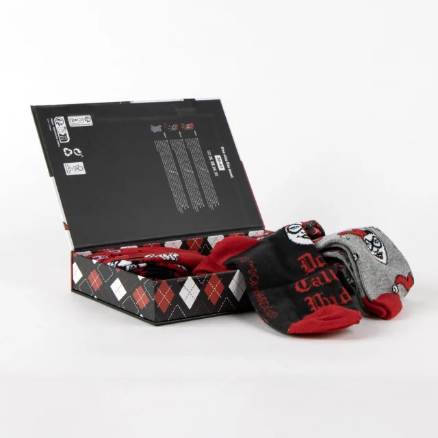 Ponožky DC Comics - Harley Quinn (velikost 36/43) (3 páry)