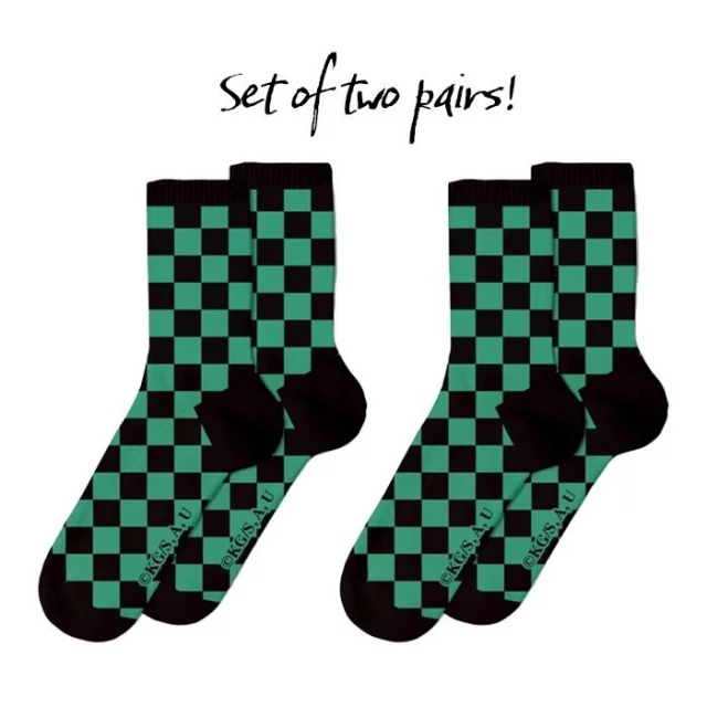 Ponožky Demon Slayer - Tanjiro Kamado (velikost 41/44) (2 páry)