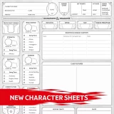 Pořadač Dungeons & Dragons - Character Sheets (2024)