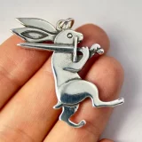 Přívěsek Kingdom Come: Deliverance II - Zajíc stříbro 925/1000