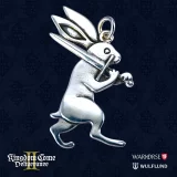 Přívěsek Kingdom Come: Deliverance II - Zajíc stříbro 925/1000