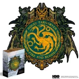 Puzzle Game of Thrones - House Targaryen (dřevěné)