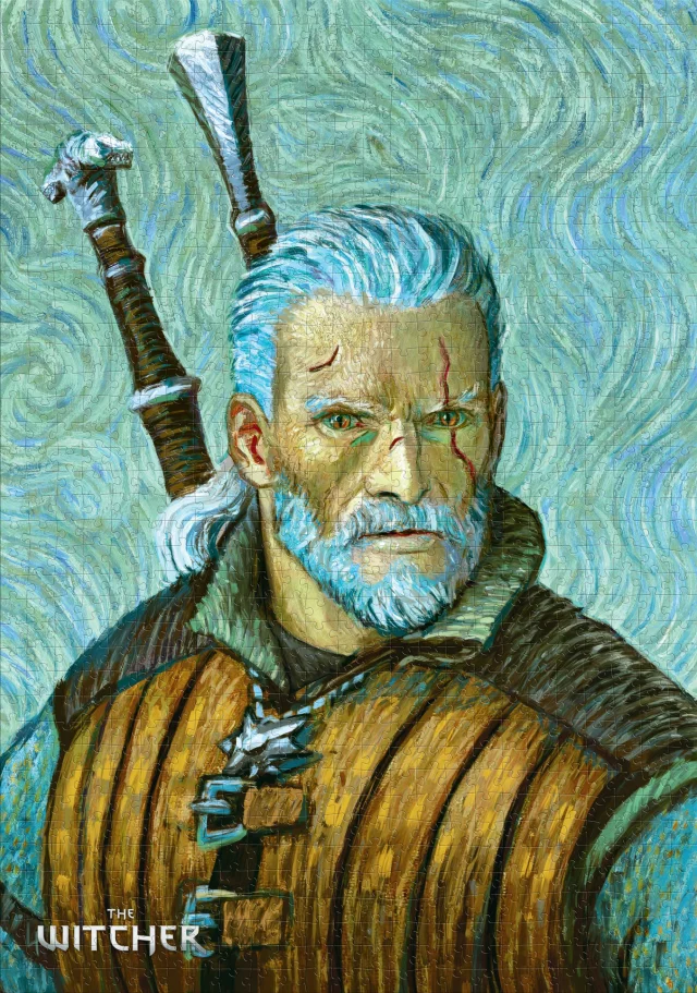 Puzzle Zaklínač - Geralt & Van Gogh (Game Art Chronicles) (Good Loot)