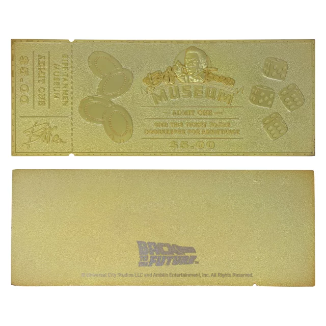 Replika Back to The Future - Biff Tannen Museum Ticket