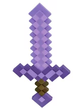 Replika zbraní Minecraft - Diamond Pickaxe, Enchanted Sword (Bundle)