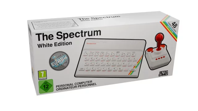 Retro herní konzole The Spectrum White Edition