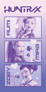 Ručník KPop Demon Hunters - Huntrix