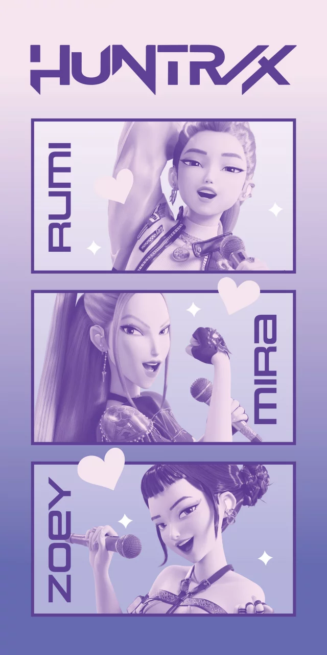 Ručník KPop Demon Hunters - Huntrix