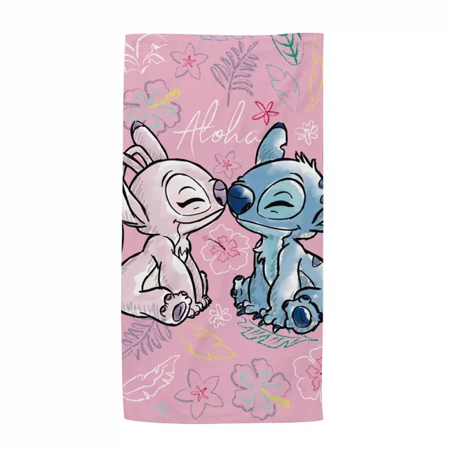 Ručník Lilo & Stitch - Stitch Pink