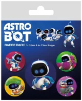 Sada odznaků Astro Bot - Life (5 ks)