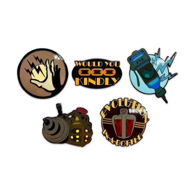 Sada odznaků Bioshock - Bioshock Pin Set (Youtooz)