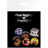 Sada odznaků Five Nights at Freddy's - Five Nights at Freddy's Badge Pack