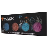 Sada sběratelských medailonů Magic the Gathering - Planeswalkers Medallion Collection (4 ks)