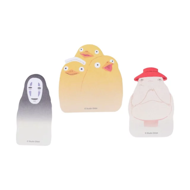 Samolepící bloček Ghibli - No Face set (3 ks) (Spirited Away)