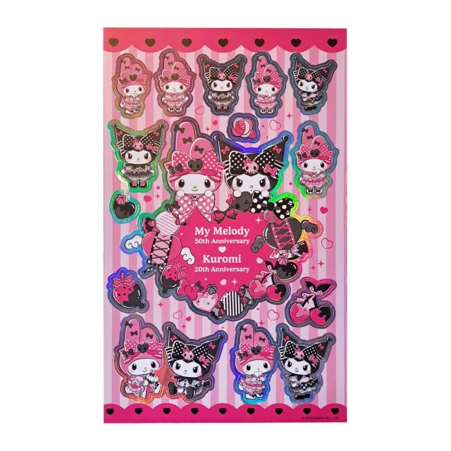 Samolepky Sanrio - Kuromi & My Melody