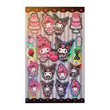 Samolepky Sanrio - Kuromi & My Melody