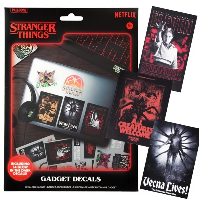 Samolepky Stranger Things - Decals Glow in Dark