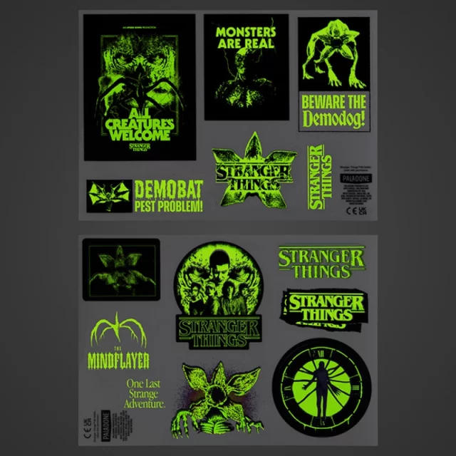Samolepky Stranger Things - Decals Glow in Dark