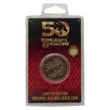 Sběratelská mince Dungeons & Dragons - 50th Anniversary Limited Edition (pozlacená)