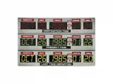 Sběratelská plaketka Back To The Future - 40th Anniversary Time Circuits Limited Edition