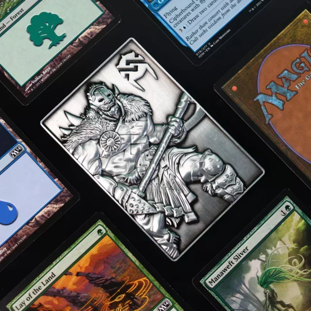 Sběratelská plaketka Magic the Gathering - Garruk Wildspeaker Ingot Limited Edition