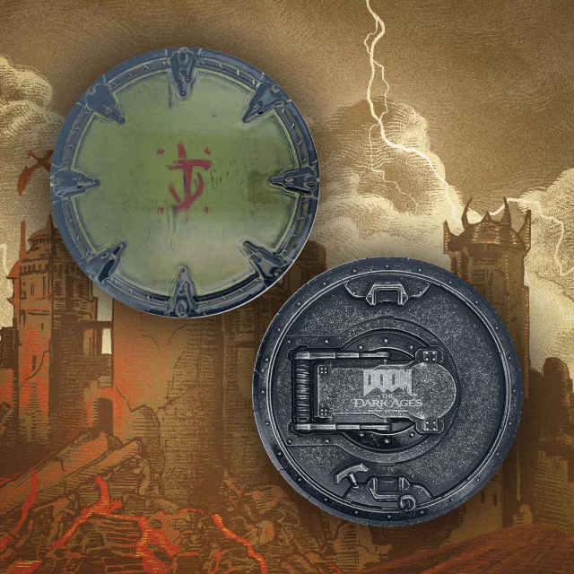 Sběratelský medailon Doom: The Dark Ages - Saw Shield