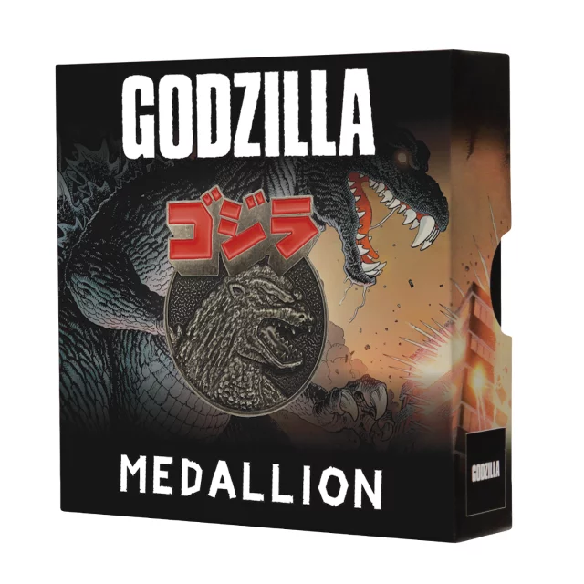 Sběratelský medailon Godzilla - 70th Anniversary Limited Edition