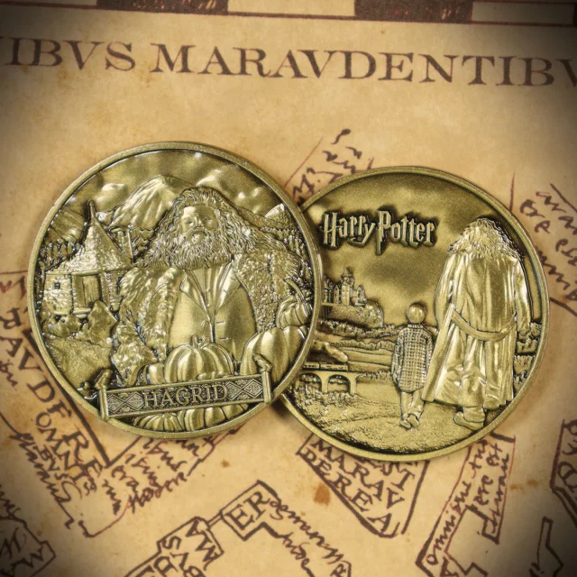 Sběratelský medailon Harry Potter - Rubeus Hagrid Limited Edition