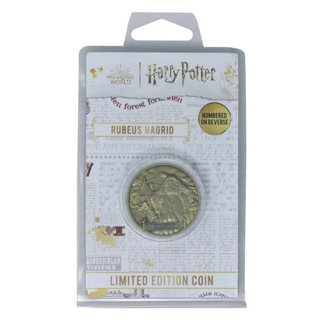 Sběratelská mince Harry Potter - Rubeus Hagrid Limited Edition