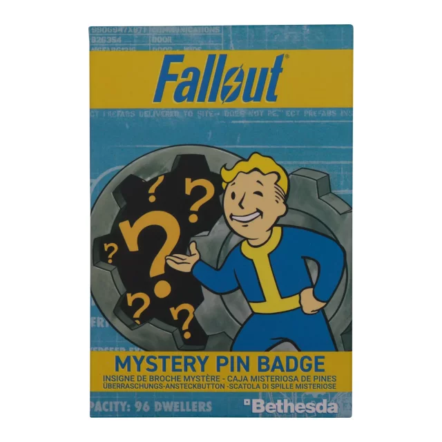 Sběratelský odznak Fallout -Mystery Pin Badge Limited Edition (náhodný výběr)